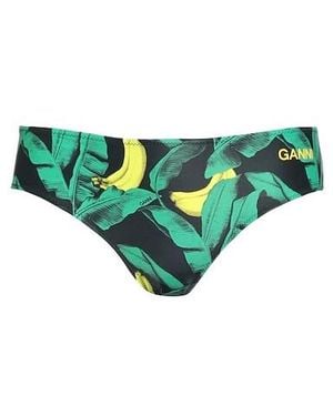 Ganni Bikini Bottoms - Green