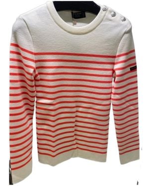 Saint James Crewneck Sweater - Red