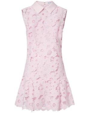 Self-Portrait Lace Minidress - Pink