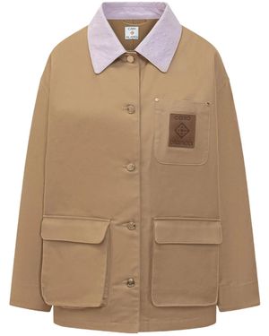 CASABLANCA Patch Pocket Jacket - Brown