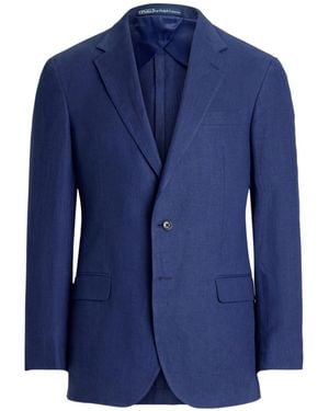 Ralph Lauren Long-Sleeved Suit Jacket - Blue