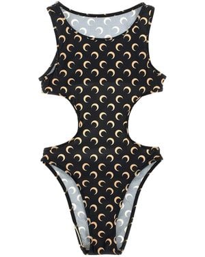 Marine Serre Sleeveless Jumpsuit - Black