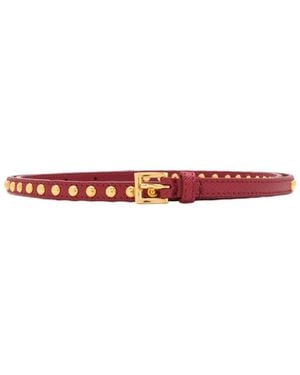 Prada Metal Buckle Belt - White