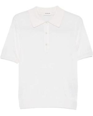 P.A.R.O.S.H. Collared Polo Top - White