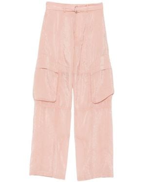 Frankie Shop Casual Pants With Pockets - Pink