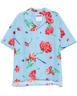 Moschino Short Sleeve Shirt - Blue