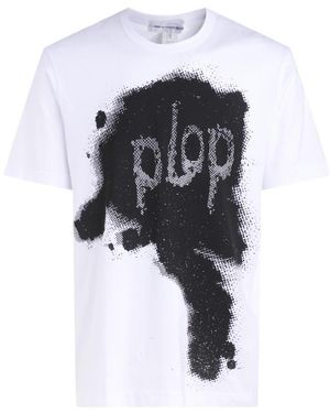 Comme des Garçons Print Short Sleeve T-Shirt - Black