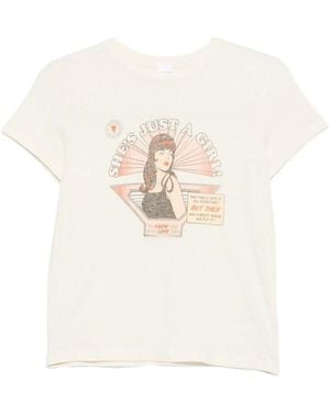 RE/DONE Printed T-Shirt - White