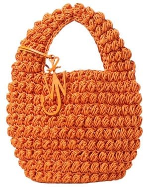 JW Anderson Jw Anderson Anchor Plaque Shoulder Bag - Orange