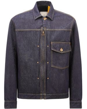Moncler X Mercedes-Benz By Nigo Nepit Denim Jacket - Blue