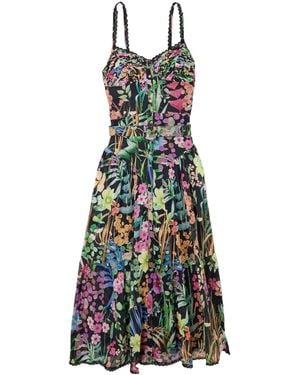 Charo Ruiz Voile Midi Dress - White