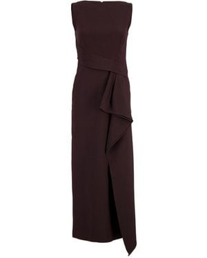 Roland Mouret Sleeveless Column Midi Dress - Purple