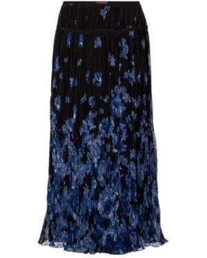 Altuzarra Kemmaren High-Rise Midi Skirt - Blue