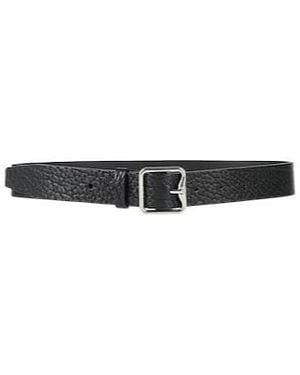 Burberry Solid Colour Belt - White
