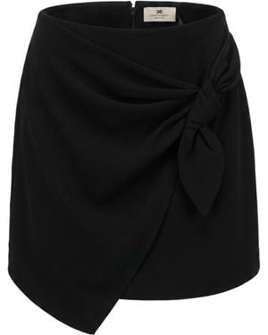 Elisabetta Franchi Zippered Skirt - Black