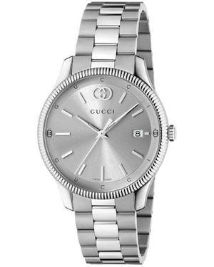 Gucci G-Timeless Watch, 38Mm - Grey