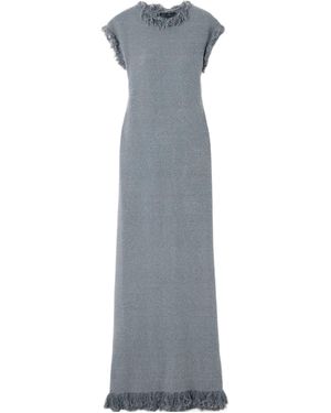 Proenza Schouler Toni Tassel Dress - Grey