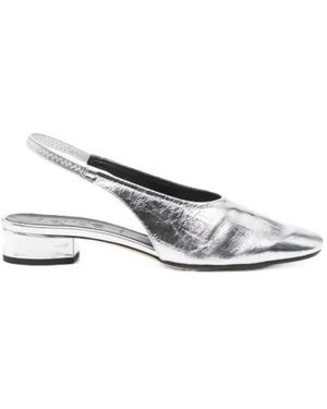 Aeyde Dua Slingback Pumps - White
