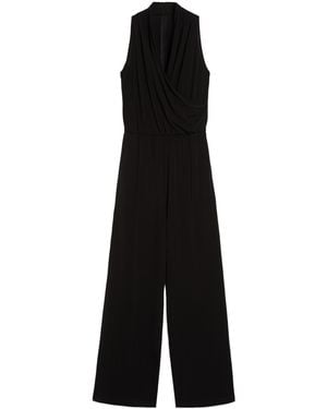 Weekend by Maxmara Stretch Viscose Jersey Jumpsuit - Black