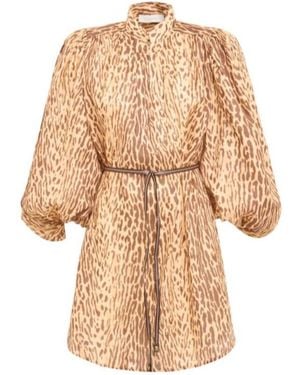 Zimmermann Linen Tunic Dress - Natural