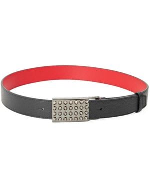 Christian Louboutin Reversible Belt - White