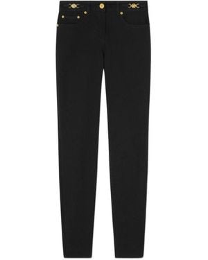 Versace La Medusa '95 Mid-Rise Jeans - Black