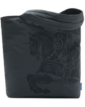 Burberry Ekd Printed Tote Bag - Black