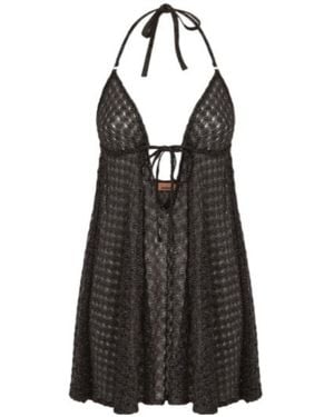 Missoni Lurex Knit Beach Dress - Black