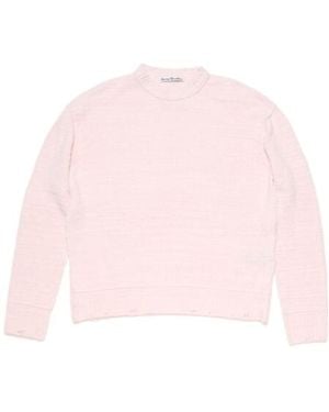 Acne Studios Crew-Neck Jumper - Pink