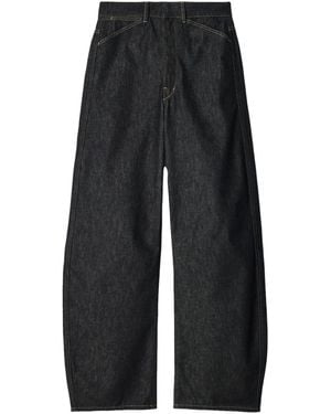 Lemaire High-Waisted Jeans - Black