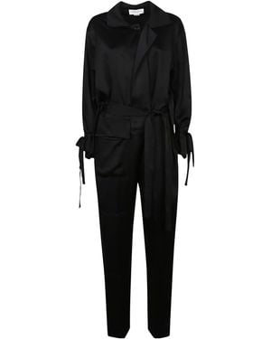 Victoria Beckham Work Jumpsuit - Black