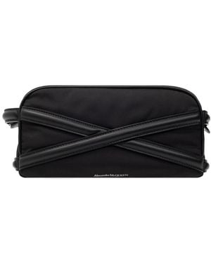 McQueen Zip-Around Toiletry Bag - Black