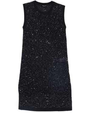 Fabiana Filippi Embellished Sleeveless Mini Dress - Black
