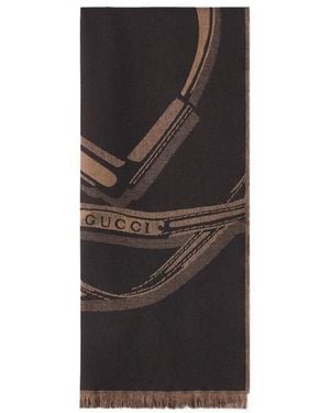 Gucci Sc Staffard Scarf - Black