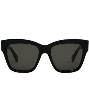 Celine Logo Sunglasses - Black