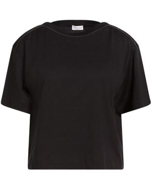 Brunello Cucinelli Short-Sleeve T-Shirt - Black