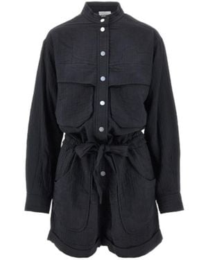 Isabel Marant Single-Breasted Jumpsuit - Black