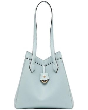 Fendi Origami Medium Tote Bag - Blue