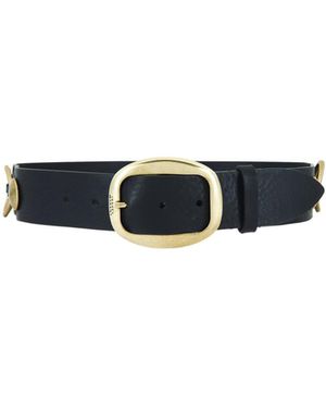 Isabel Marant Dara Studded Buckle Belt - White