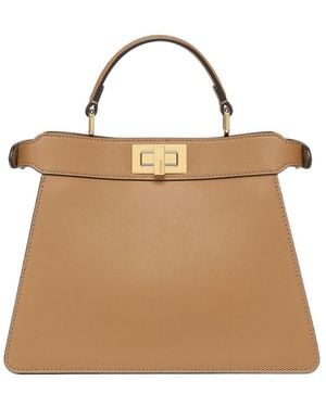 Fendi Peekaboo Iseeu Small Tote Bag - Natural