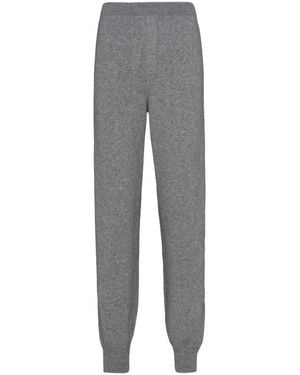 Prada Knitted Track Pants - Gray