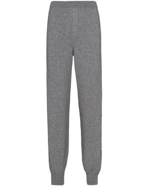 Prada Knitted Track Pants - Gray