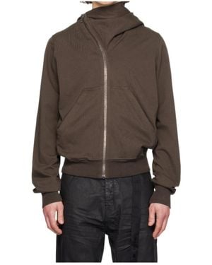 Rick Owens Long-Sleeved Hoodie - Brown