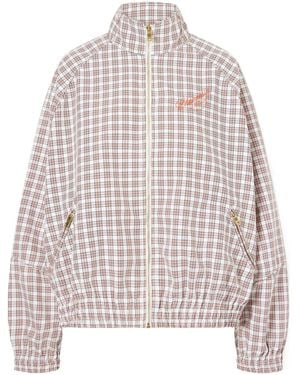 Willy Chavarria Plaid Jacket - White
