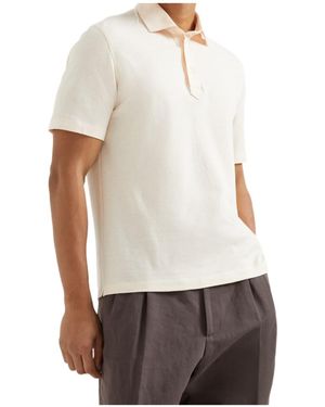 Brunello Cucinelli Casual Style Polo Shirt - White