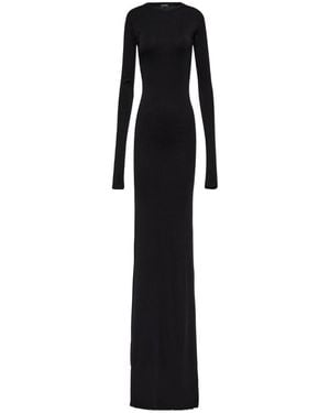 Ann Demeulemeester Jesse Long-Sleeved Dress - Black