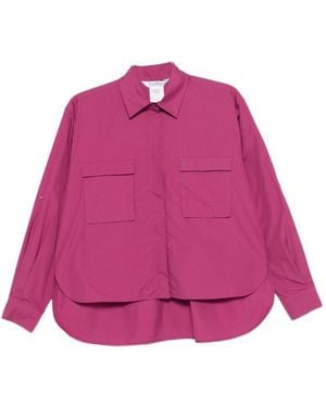 Max Mara Tenue Button-Up Long-Sleeved Shirt - Pink