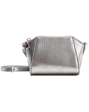 Givenchy 4G Antigona Embossed Bag - Gray