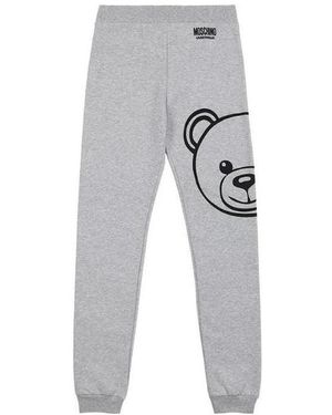 Moschino Printed Joggers - Grey