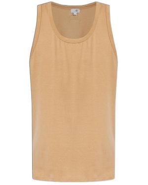 MM6 by Maison Margiela Crew Neck Tank Top - Natural
